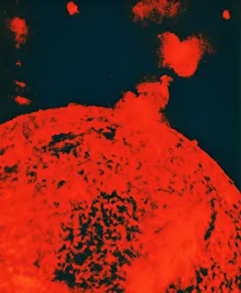 Solar System Images Prints: Solar eruption