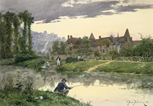 Soldiers at the Edge of the River, 19th/early 20th century Soldiers at the Edge of the River, 19th/early 20th century