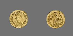 Solidus (Coin) of Honorius, 405. Creator: Unknown Solidus (Coin) of Honorius, 405. Creator: Unknown
