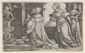 Solomon Worshipping Idols. Creator: Georg Pencz Solomon Worshipping Idols. Creator: Georg Pencz
