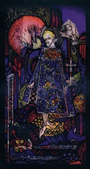 The Song of the Mad Prince, c1917. Artist: Harry Clarke The Song of the Mad Prince, c1917. Artist: Harry Clarke