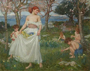John William Waterhouse Artist Prints: Song of Spring