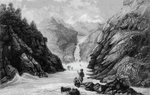 Natural Phenomena Photography Prints: Source of the River Jumna, 1845. Creator: Unknown