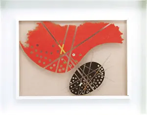 Space Modulator Print, Red over Black