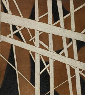 Abstract Art Russia Prints: Spatial Force Construction, 1921. Creator: Popova, Lyubov Sergeyevna (1889-1924)