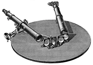 Laboratory Equipment History Prints: Spectroscope, 1872