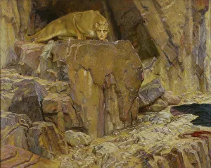 Allegory Literature Images Prints: The Sphinx, 1887