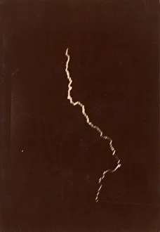 Spiral of Lightning in a Thunderstorm, Print, May 12, 1886