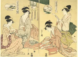 Spirit Summoner; Wild Geese Returning Home (Maboroshi; Rakugan) (right) and A Thin Veil Spirit Summoner; Wild Geese Returning Home (Maboroshi; Rakugan) (right) and A Thin Veil