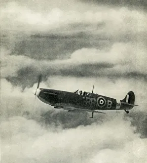 World War 2 Aviation Prints: Spitfire, c1943. Creator: Cecil Beaton