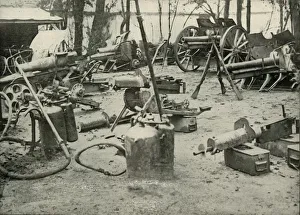 First Use of Flame-Projectors at Hooge, 1915 Print