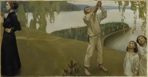 Spring, 1903. Artist: Gallen-Kallela, Akseli (1865-1931) Spring, 1903. Artist: Gallen-Kallela, Akseli (1865-1931)