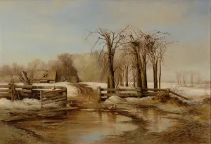 Russian Countryside Landscape Prints: Spring day