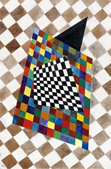 Squared, 1925. Artist: Kandinsky, Wassily Vasilyevich (1866-1944) Squared, 1925. Artist: Kandinsky, Wassily Vasilyevich (1866-1944)