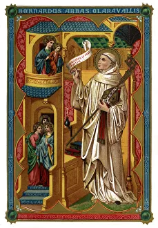 St Bernard Of Clairvaux Prints: St Bernard, 1886