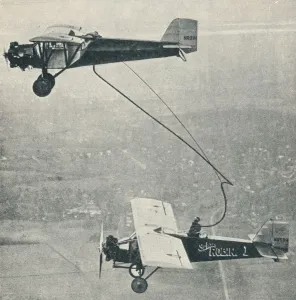 The St Louis Robin Refuelling in Flight Print, 1929-1937
