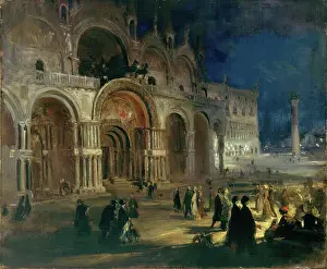Aberdeen Archives Heritage Images Prints: St Mark's By Moonlight, c1908-1912