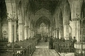 St. Nicholas Church: The Nave, 1886, (1898). Creator: Unknown St. Nicholas Church: The Nave, 1886, (1898). Creator: Unknown