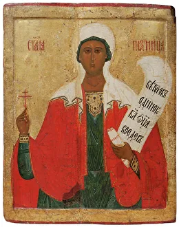 Russian Heritage Art Prints: St. Paraskeve Pyatnitsa, unknown date. Creator: Unknown