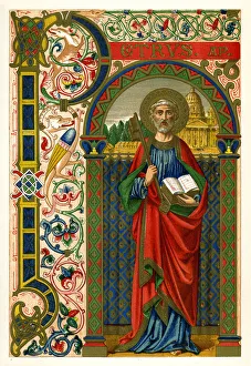 Catholic Saint Images Prints: St Peter, 1886