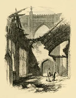 Christian Heritage Images UK Prints: St. Stephens Chapel. - Interior after the Fire, 1881. Creator: Unknown