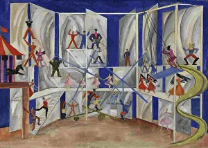Russian Fine Art Images Online Prints: Stage design for the ballet The Nutcracker by P
