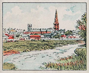 English Market Towns Prints: Stamford, c1910