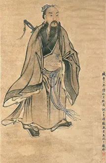 Full Length Male Portrait Prints: A standing man, (unknown date). Creator: Unknown