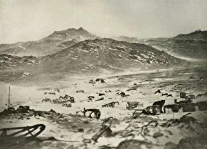 South Pole Exploration History Prints: The Start of a Blizzard at the Winter Quarters, c1908, (1909)