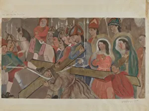 Station of the Cross No. 9 Print, c. 1936