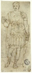 Statue of Augustus Caesar Print, Unknown Artist