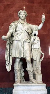 Images Dated 2011: Roman Marble Print of Dionysus Statue