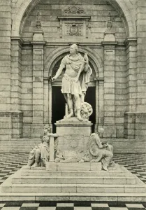 British Raj History Prints: Statue of Lord Cornwallis, 1925. Creator: Unknown
