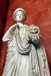 Images Dated 2011 June: Roman Print of Thalia, Muse of Comedy