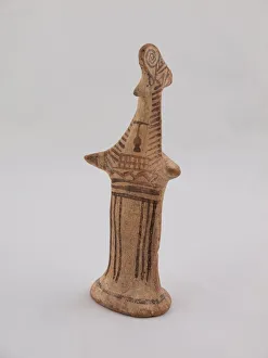Ancient Greek Statuette Print, 600-580 BCE