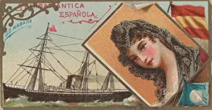 Steamship Habana, Transatlantica Espanola, from the Ocean and River Steamers series (N83 Steamship Habana, Transatlantica Espanola, from the Ocean and River Steamers series (N83