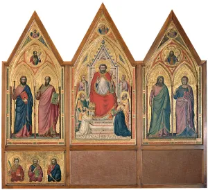 Stefaneschi Triptych Print, Pinacoteca Vaticana Collection
