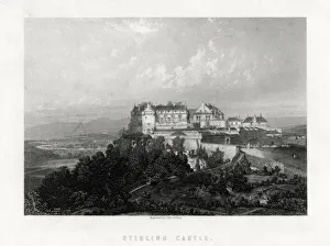 Stirling Castle, Scotland, 1883.Artist: John Godfrey Stirling Castle, Scotland, 1883.Artist: John Godfrey