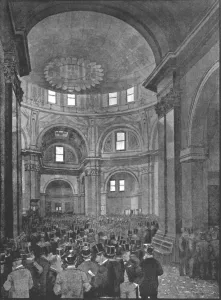 The Stock Exchange, 1891. Artist: William Luker The Stock Exchange, 1891. Artist: William Luker