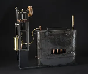 National Air And Space Museum Artifacts Prints: Stringfellow Steam Engine, 1868. Creator: John Stringfellow