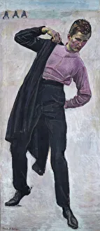 Ferdinand Hodler Paintings Prints: Student at Jena, 1908