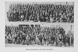 American Education History Prints: The students of one school, 1922. Creator: Unknown