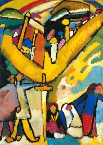 Wassily Kandinsky Biography Prints: Studie fur Improvisation 8