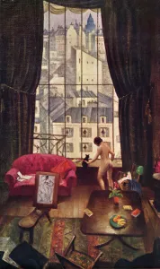 A Studio in Montparnasse, c1926, (1935). Creator: CRW Nevinson