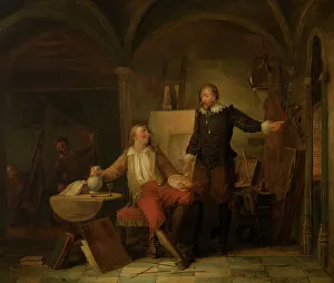 The Studio of Joos van Craesbeeck Print, c1640s (c1870s)