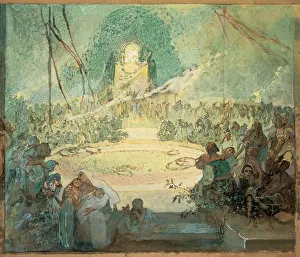 Czech Fine Art Images Prints: Study for The Age of Love