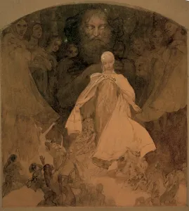 Mythology Illustration Prints: Study for The Age of Wisdom