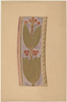 Study for a Border Design Print, 1890/1897