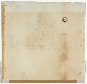 Study for Coach and Crowned Figure Print