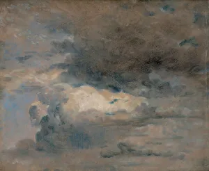 John Constable Oil Paintings Prints: Study of Clouds - Evening, August 31st, 1822. Creator: John Constable